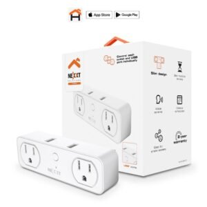 SMART PLUG WITH USB CHARGER PORTS NHP-D610