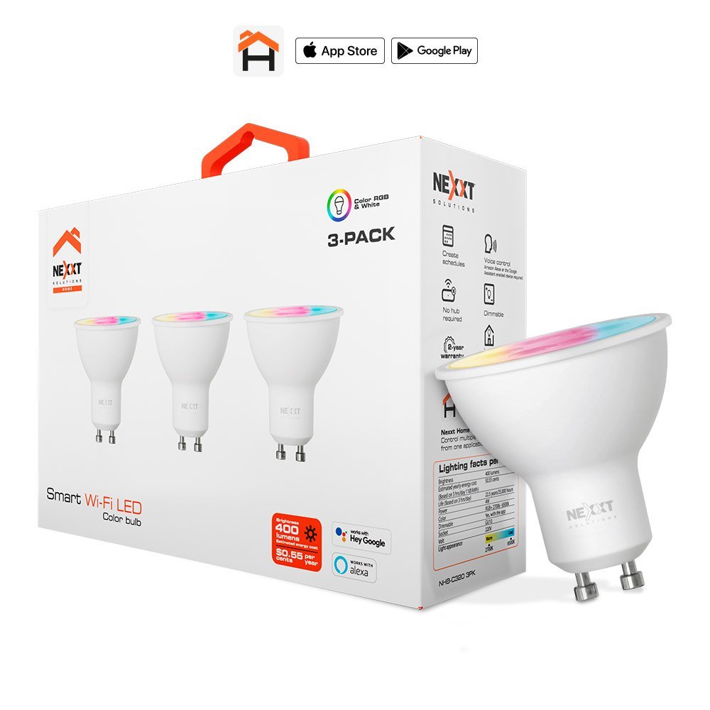 KIT BASIC (SMART WIFI CAMERA + SMART PLUG + RGB BULB)
